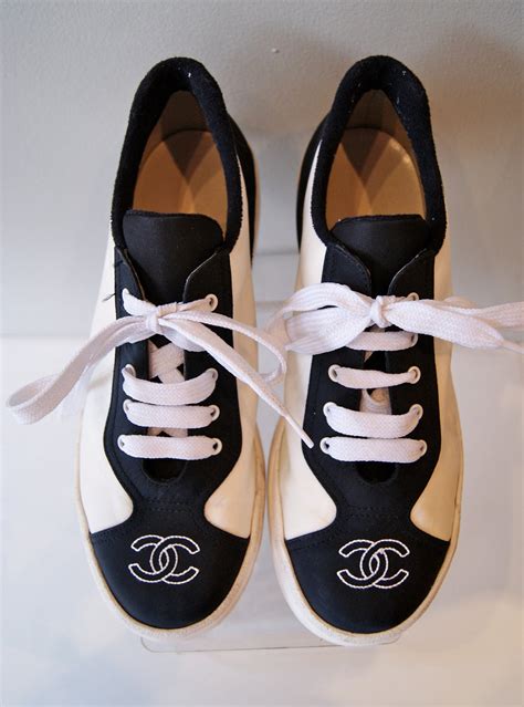 vintage Chanel tennis shoes